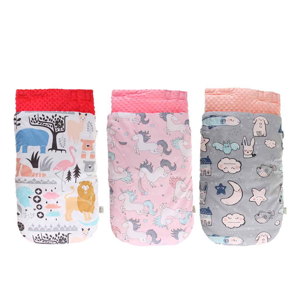 Baby Infant Newborn Cartoon Sleeping Bag Warm Swaddle Blanket Animal World