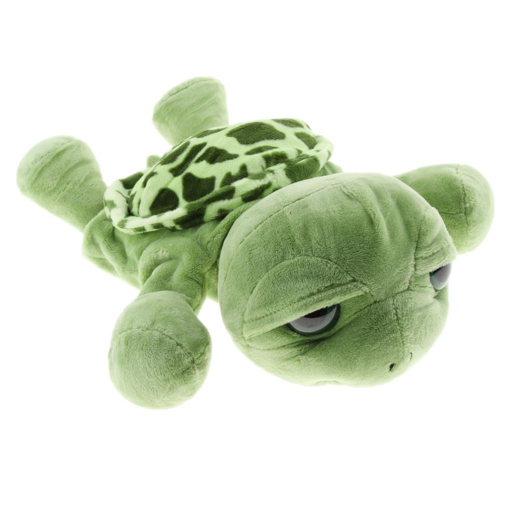 31cm Soft Plush Zoo Animals Hand Puppets for Kids Pretend Role Play Turtle