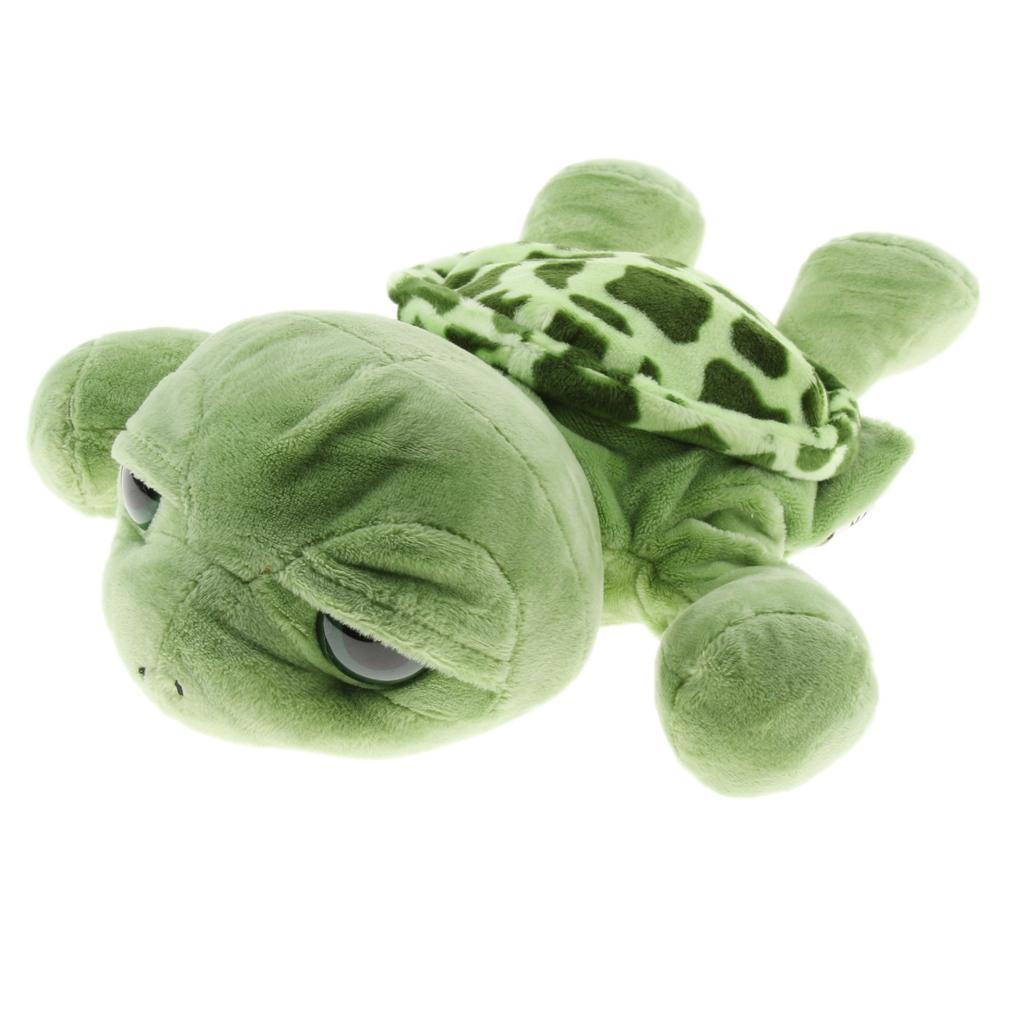 31cm Soft Plush Zoo Animals Hand Puppets for Kids Pretend Role Play Turtle