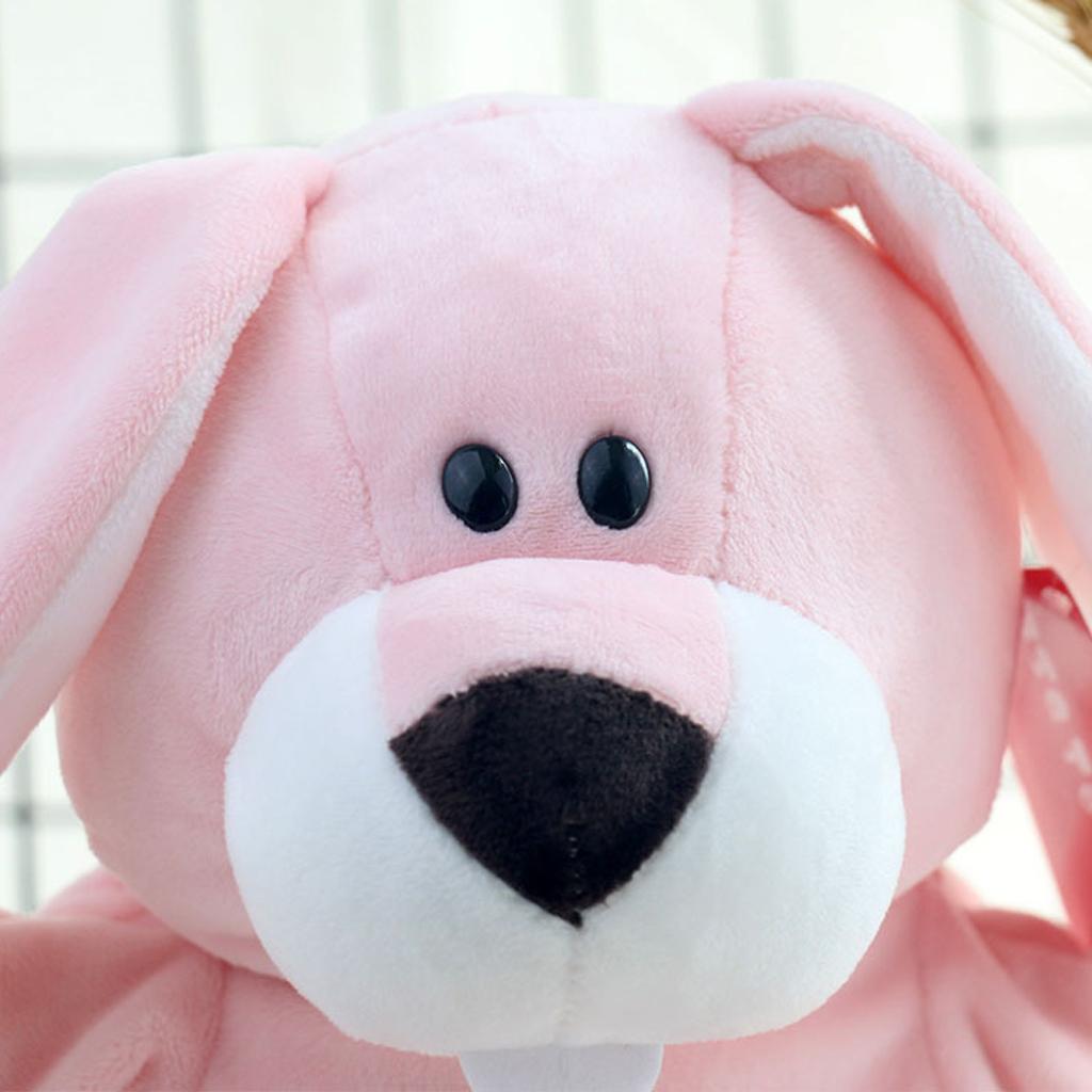 Soft Plush Animal Doll Hand Puppet with Movable Mouth Kids Toy Rabbit