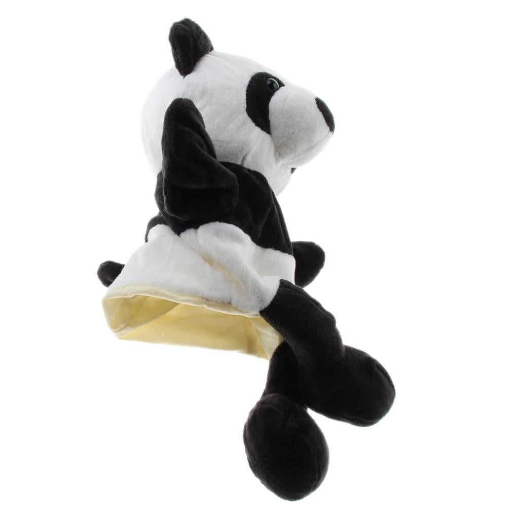 Soft Plush Animal Doll Hand Puppet with Movable Mouth Kids Toy Panda