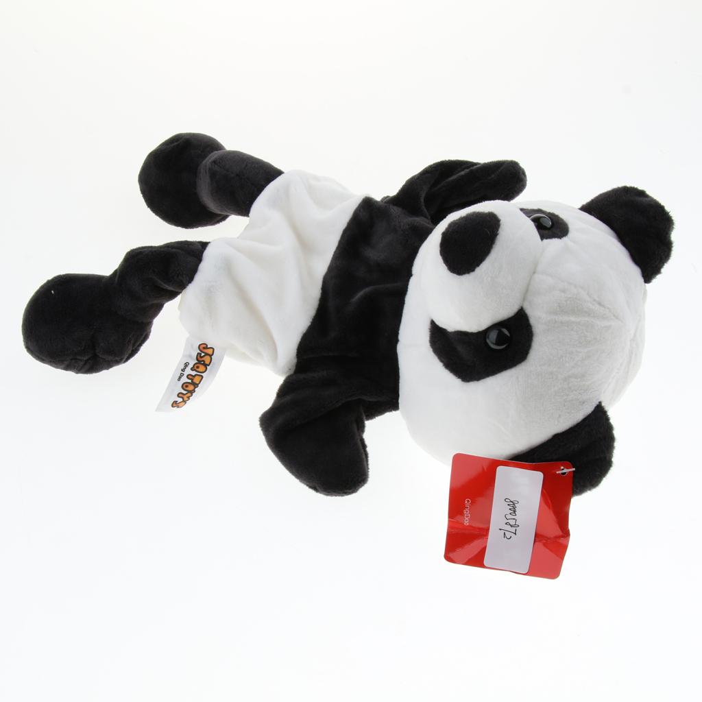 Soft Plush Animal Doll Hand Puppet with Movable Mouth Kids Toy Panda