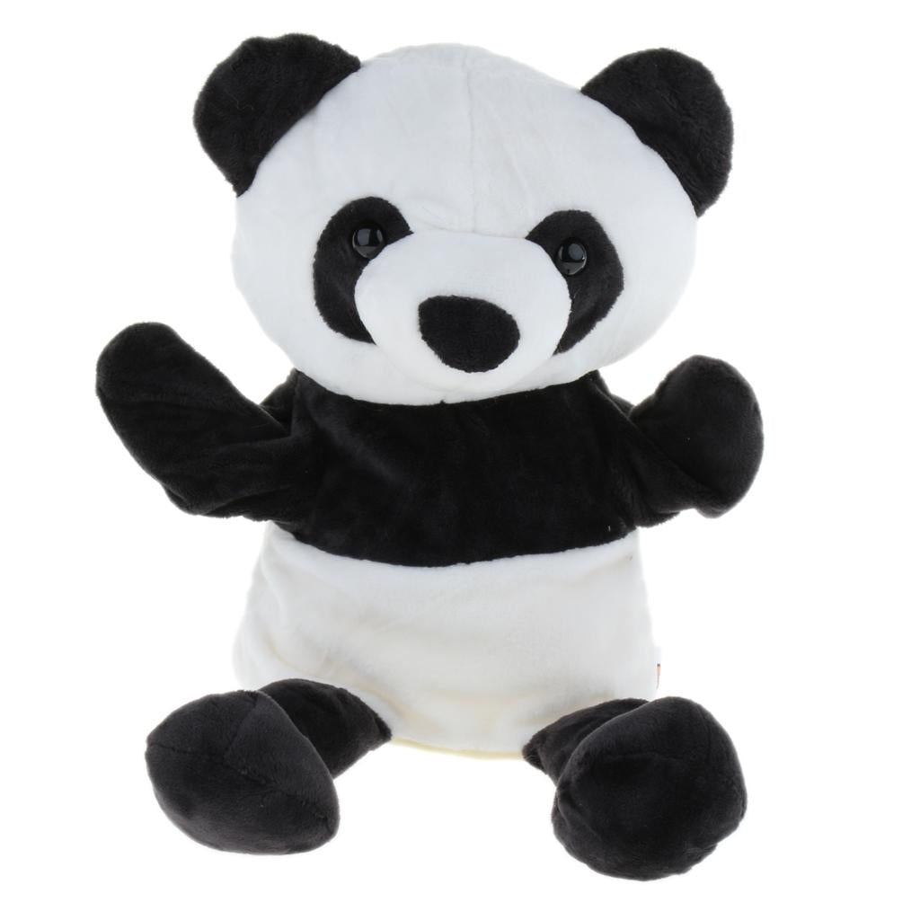 Soft Plush Animal Doll Hand Puppet with Movable Mouth Kids Toy Panda