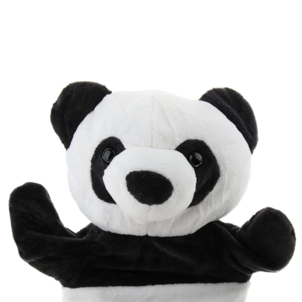 Soft Plush Animal Doll Hand Puppet with Movable Mouth Kids Toy Panda