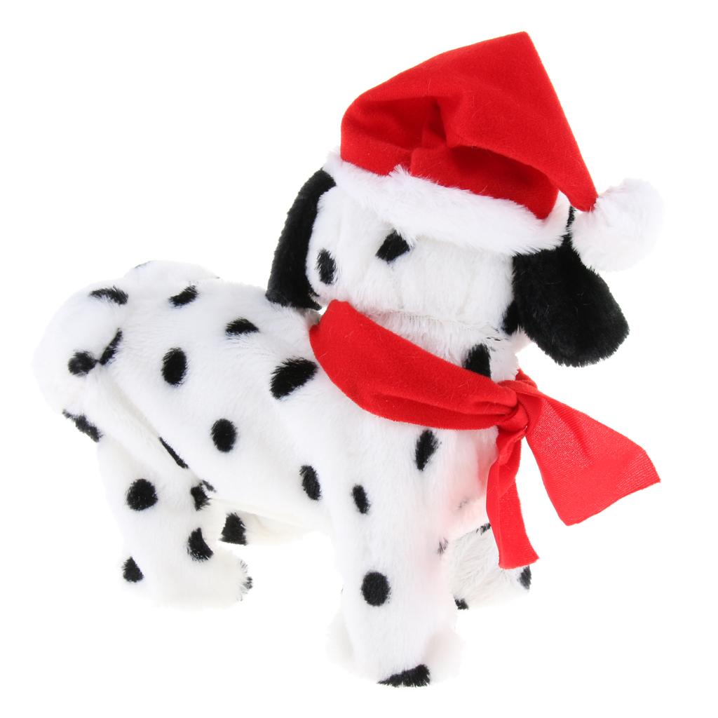 Christmas Hat Animal Doll Kawaii Electric Twerk Dancing Singing Dog Dolls Christmas Kids Gift Home Decor