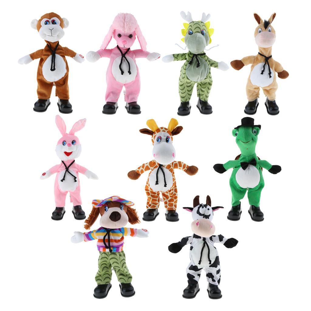 Cute Singing Dancing Naughty Soft Stuffed Animal Toy Animated Decor Dog