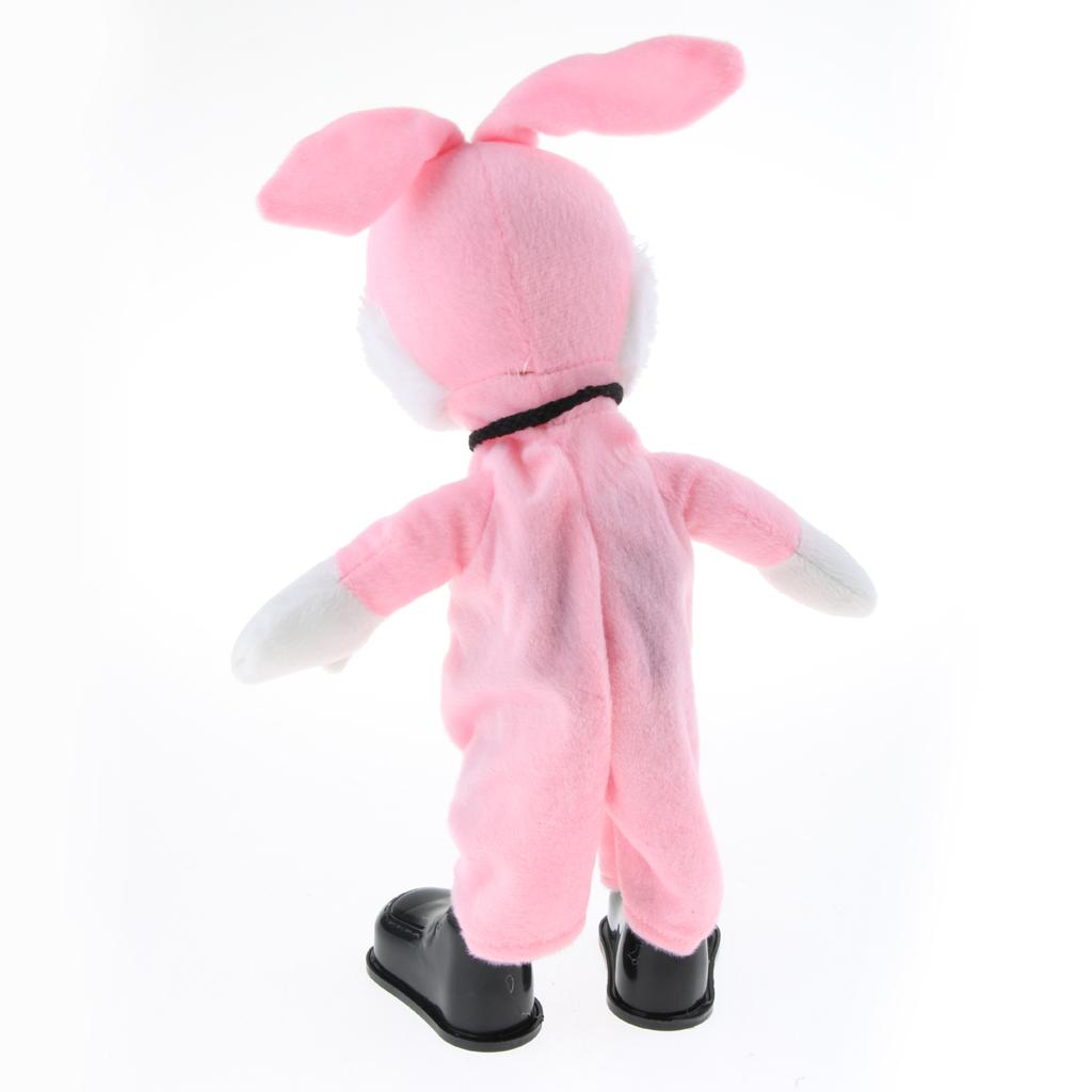 Cute Singing Dancing Naughty Soft Stuffed Animal Toy Animated Decor Rabbit