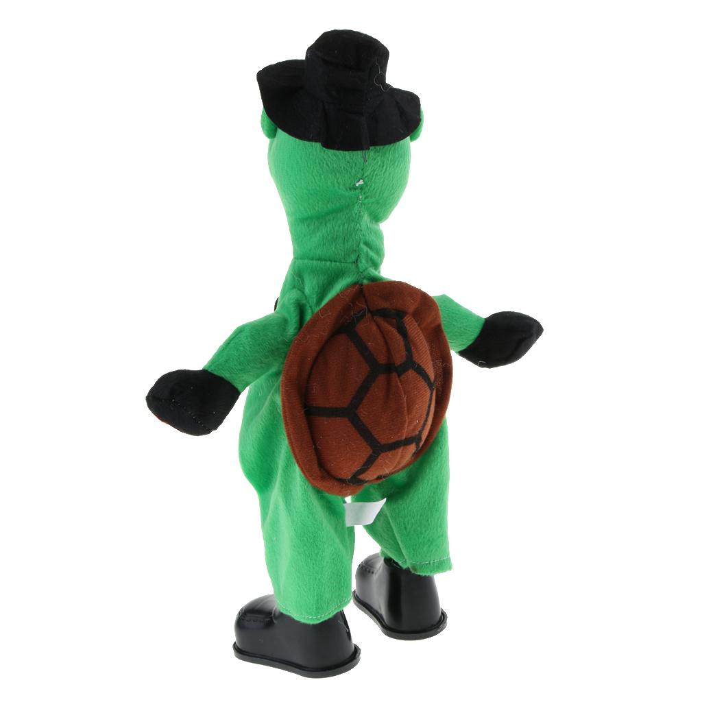 Cute Singing Dancing Naughty Soft Stuffed Animal Toy Animated Decor Turtle