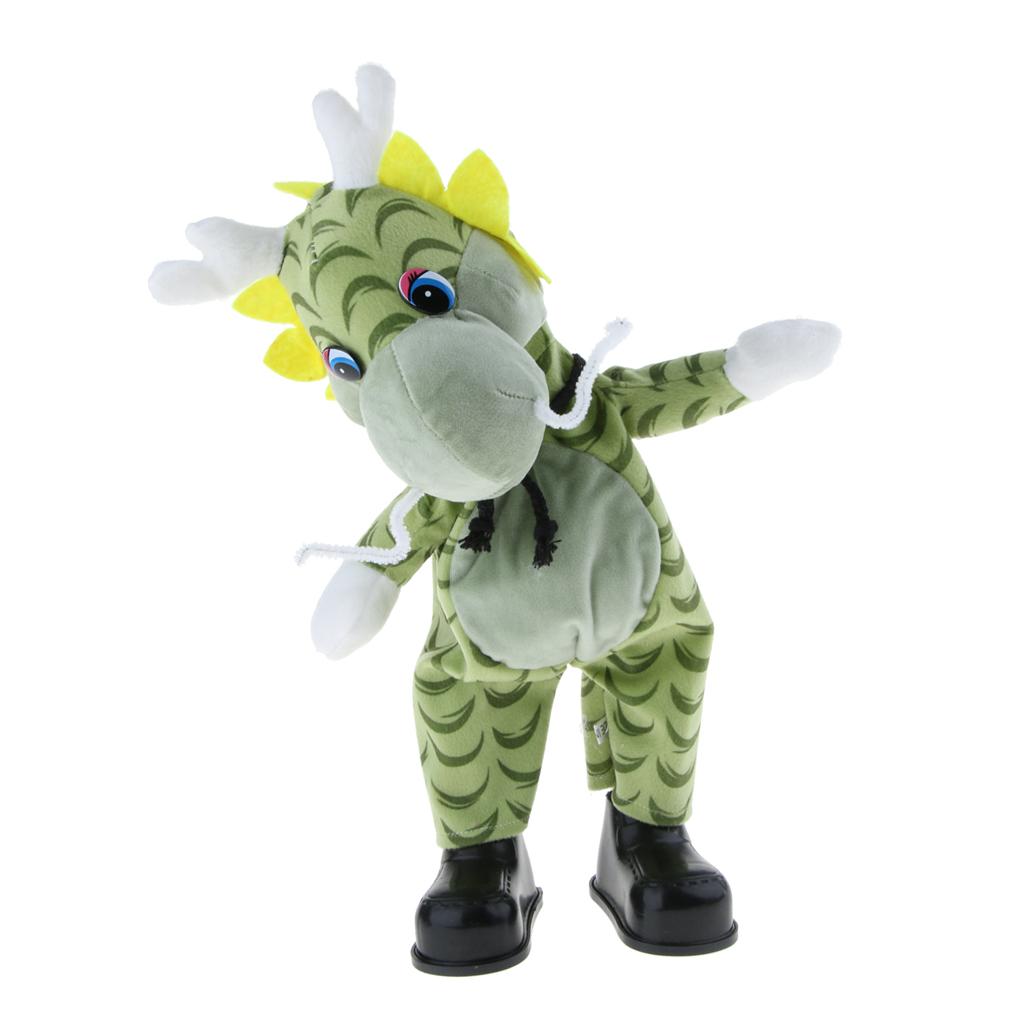 Cute Singing Dancing Naughty Soft Stuffed Animal Toy Animated Decor Dragon