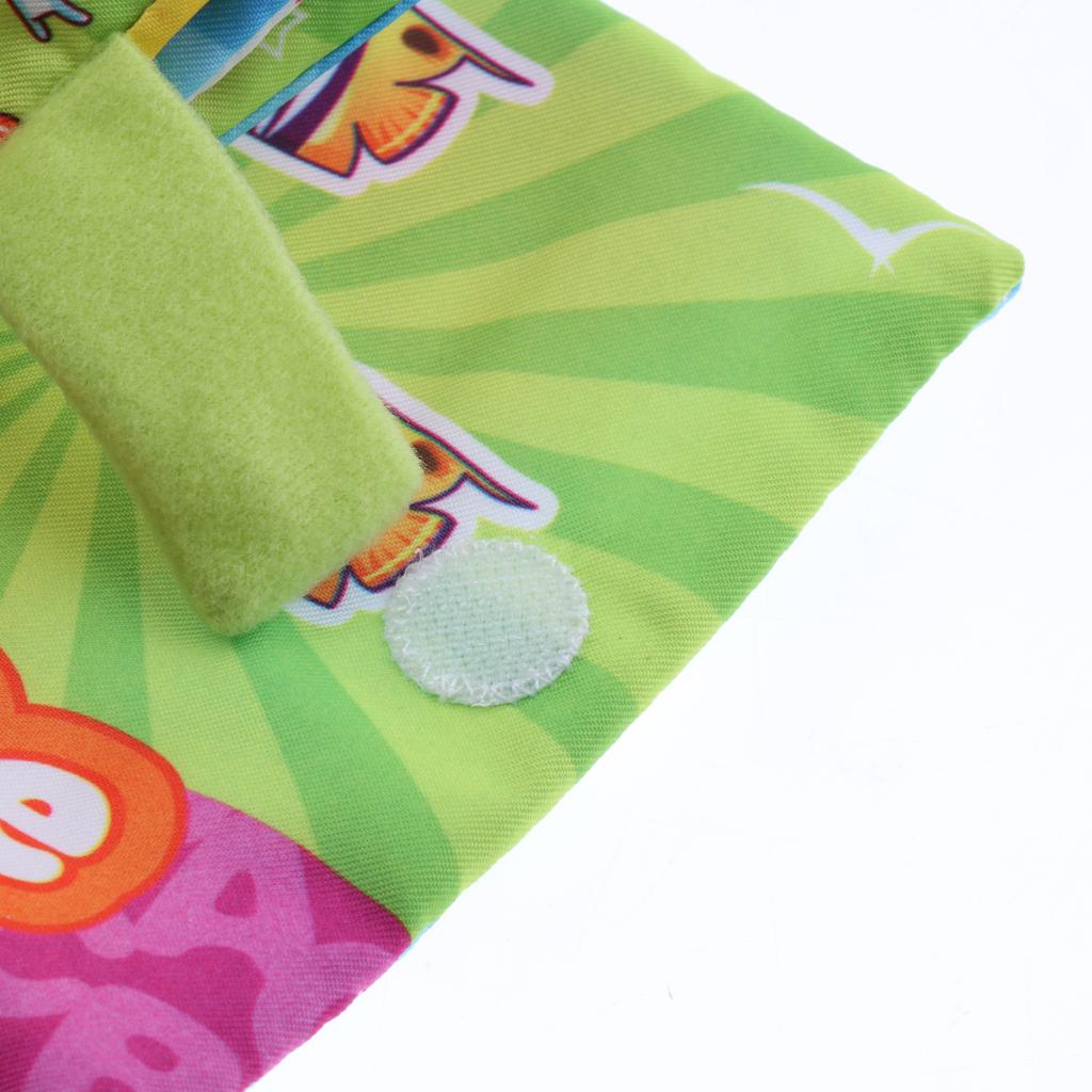 Baby Toddler Preschool Crinkle Squeaky Rattle Soft Cloth Book Toy Style 4