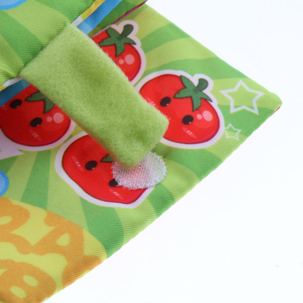 Baby Toddler Preschool Crinkle Squeaky Rattle Soft Cloth Book Toy Style 5