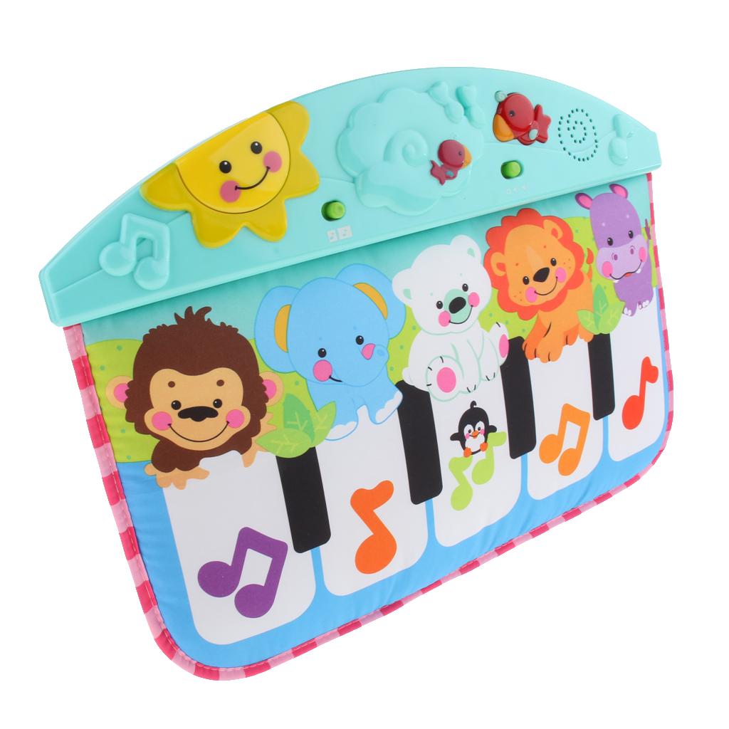 Musical Piano Mat Keyboard Playmat Electronic Music Play Carpet Blanket for Kids Toys 1 Year Old