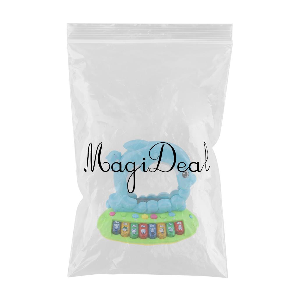 8 Keys Dolphin Multi-function Electronic Piano Musical Instrument Toy for Kids Baby Birthday Gift