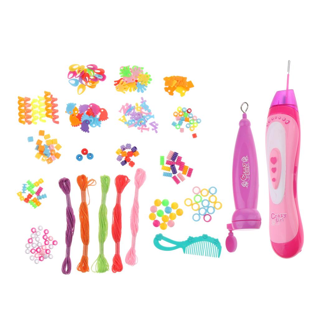 2 In 1 Beader Braider Hair Girls Set Fun Fashion Toy Size L