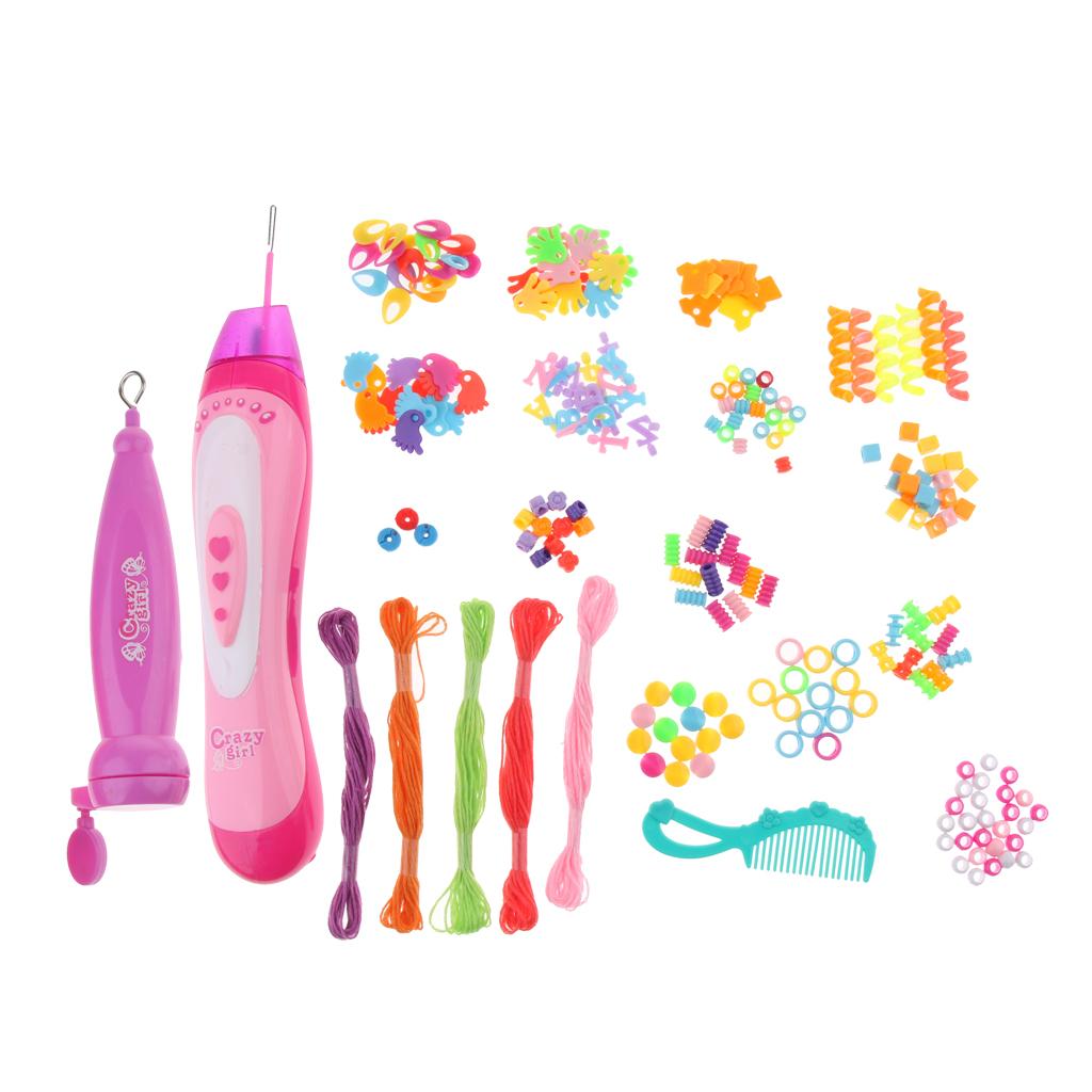 2 In 1 Beader Braider Hair Girls Set Fun Fashion Toy Size L