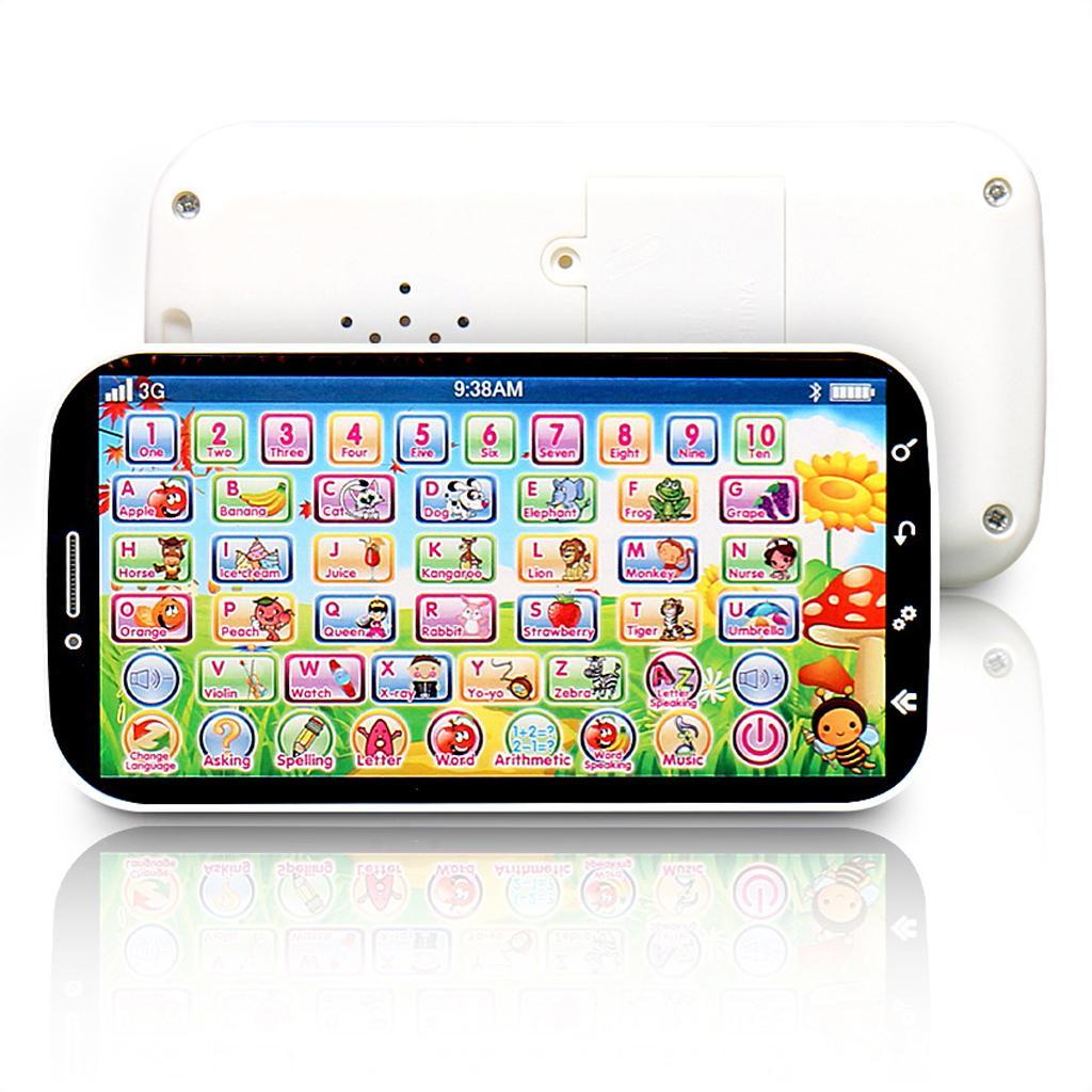 Touch Screen Mobile Phone Toy Baby Kids English Learning Education Machine