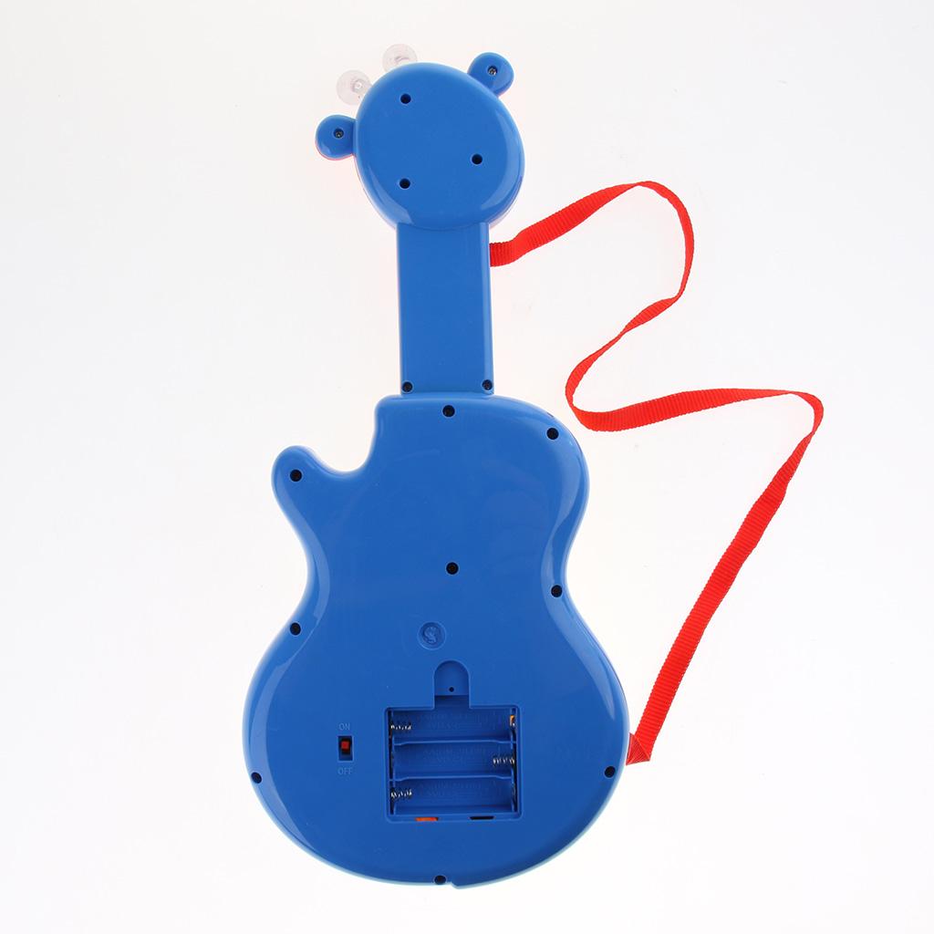 Electric Rock and Roll Giraffe Guitar Toy for Kids Baby