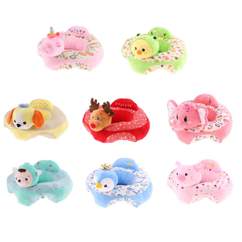 Infant Sitting Chair Baby Support Seat Soft Baby Sofa Pink Unicorn