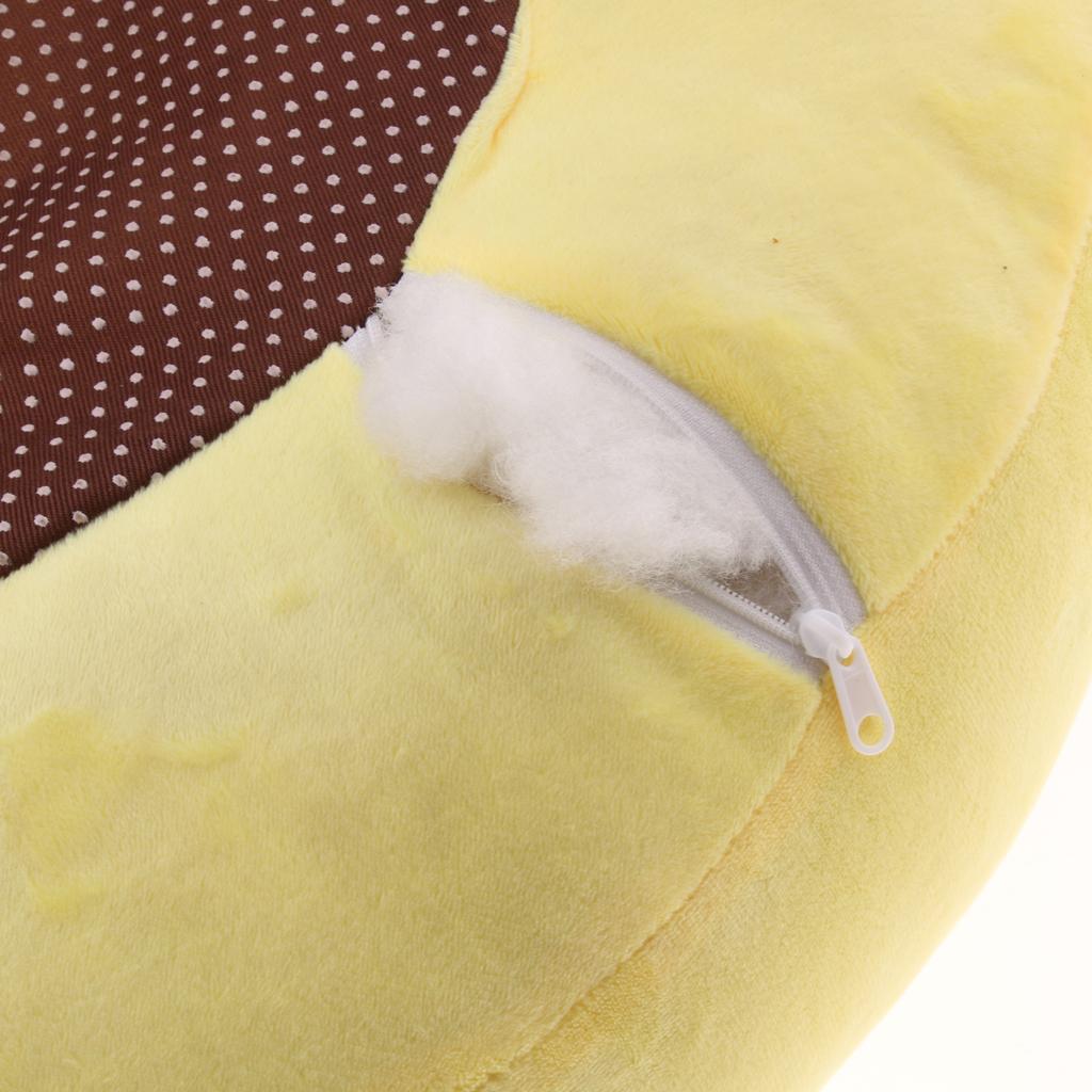 Infant Sitting Chair Baby Support Seat Soft Baby Sofa Yellow Dog