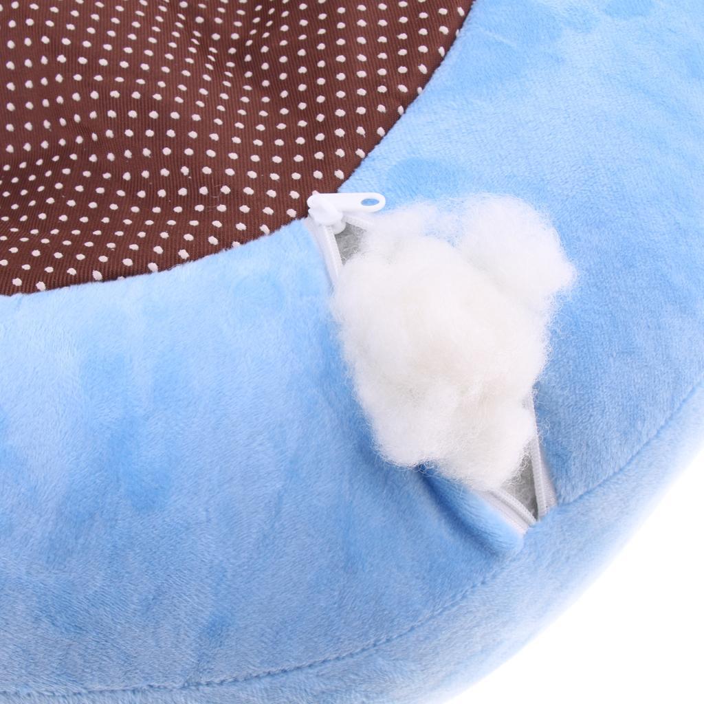 Infant Sitting Chair Baby Support Seat Soft Baby Sofa Blue Penguin