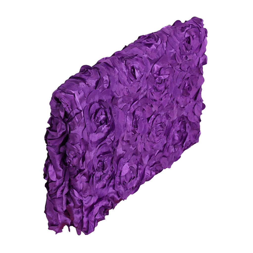 Baby 3D Rose Flower Photography Photo Backdrop Blanket Rug Purple Rose