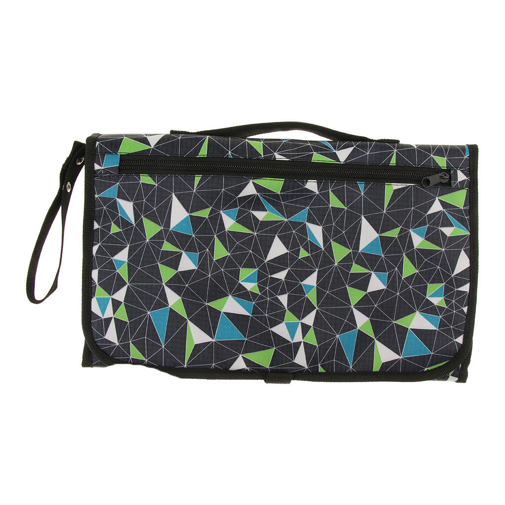 Baby Changing Mat Portable Clutch Diaper Change Pad Station Geometry Pattern
