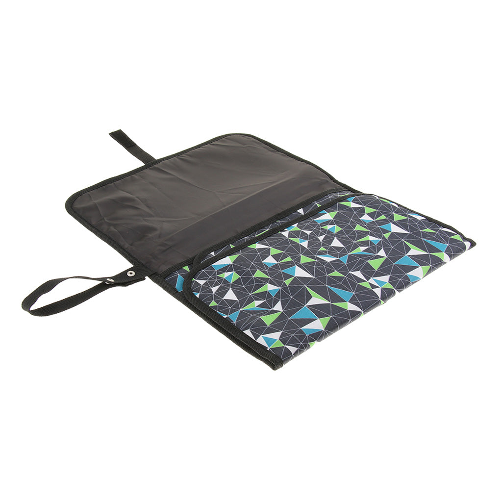 Baby Changing Mat Portable Clutch Diaper Change Pad Station Geometry Pattern