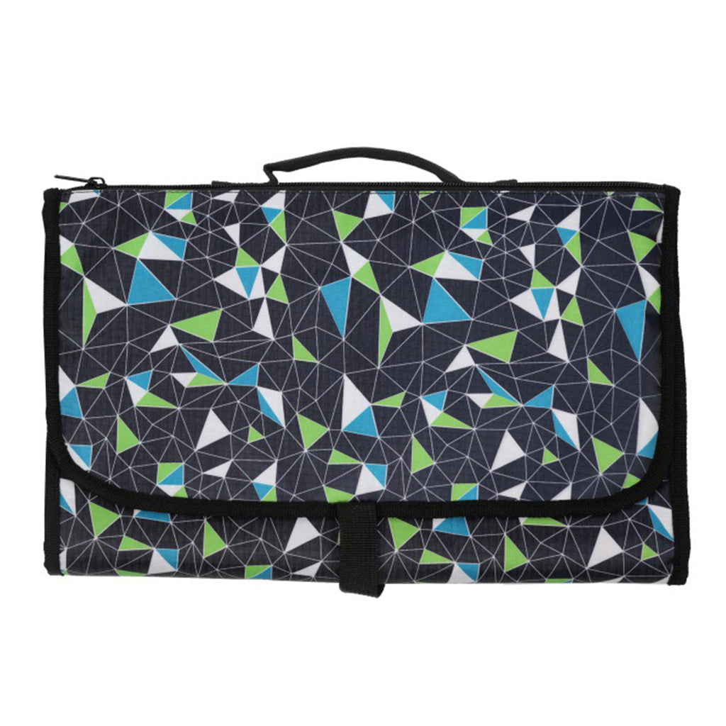 Baby Changing Mat Portable Clutch Diaper Change Pad Station Geometry Pattern