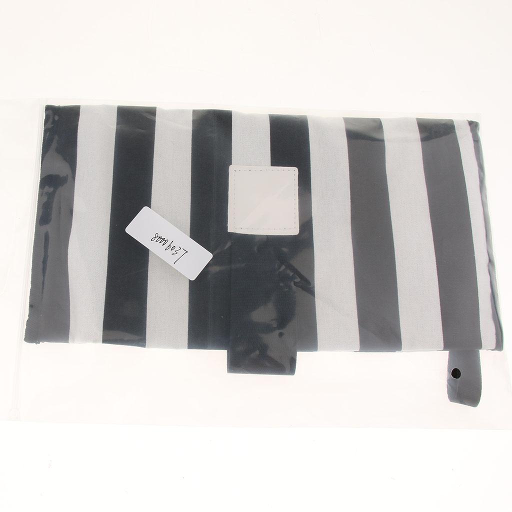 Reusable Wetbag Storage Bag for Baby Cloth Diapering Nappies Black Stripe