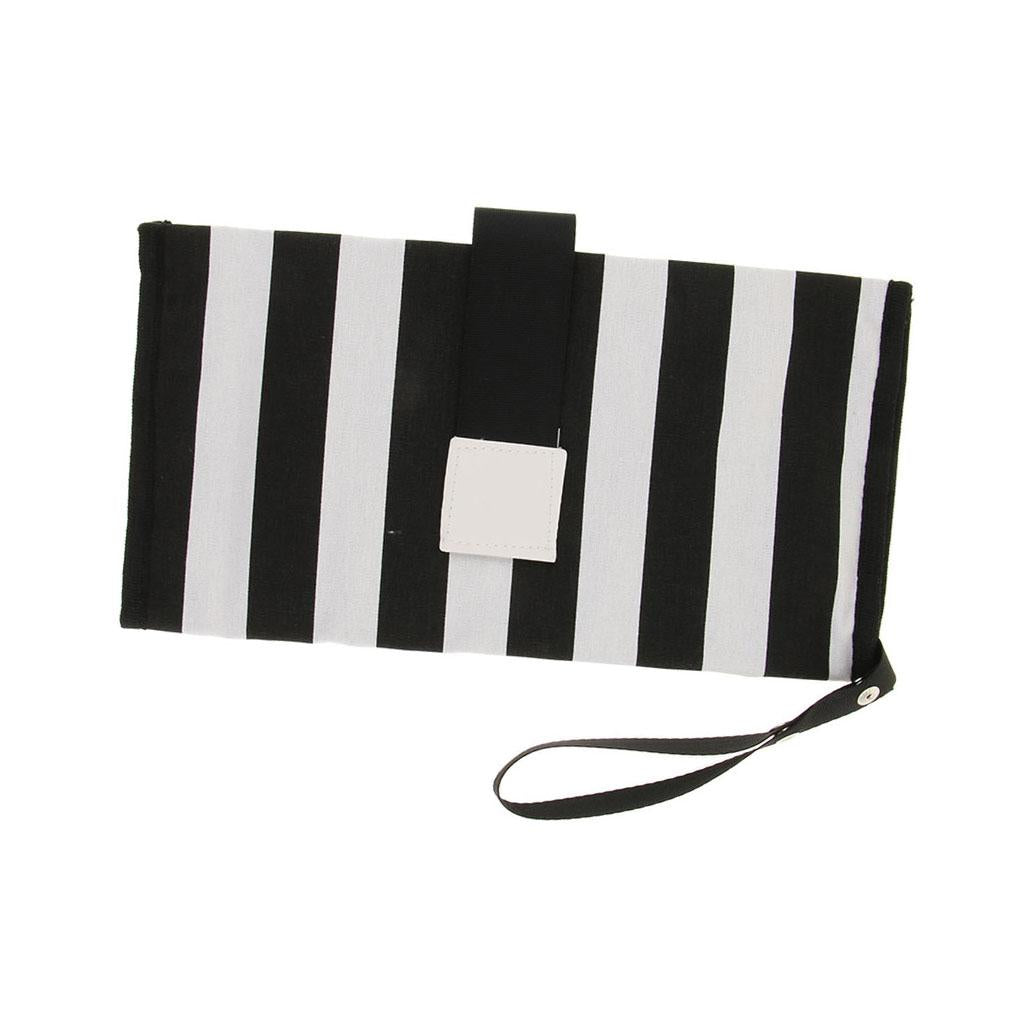 Reusable Wetbag Storage Bag for Baby Cloth Diapering Nappies Black Stripe