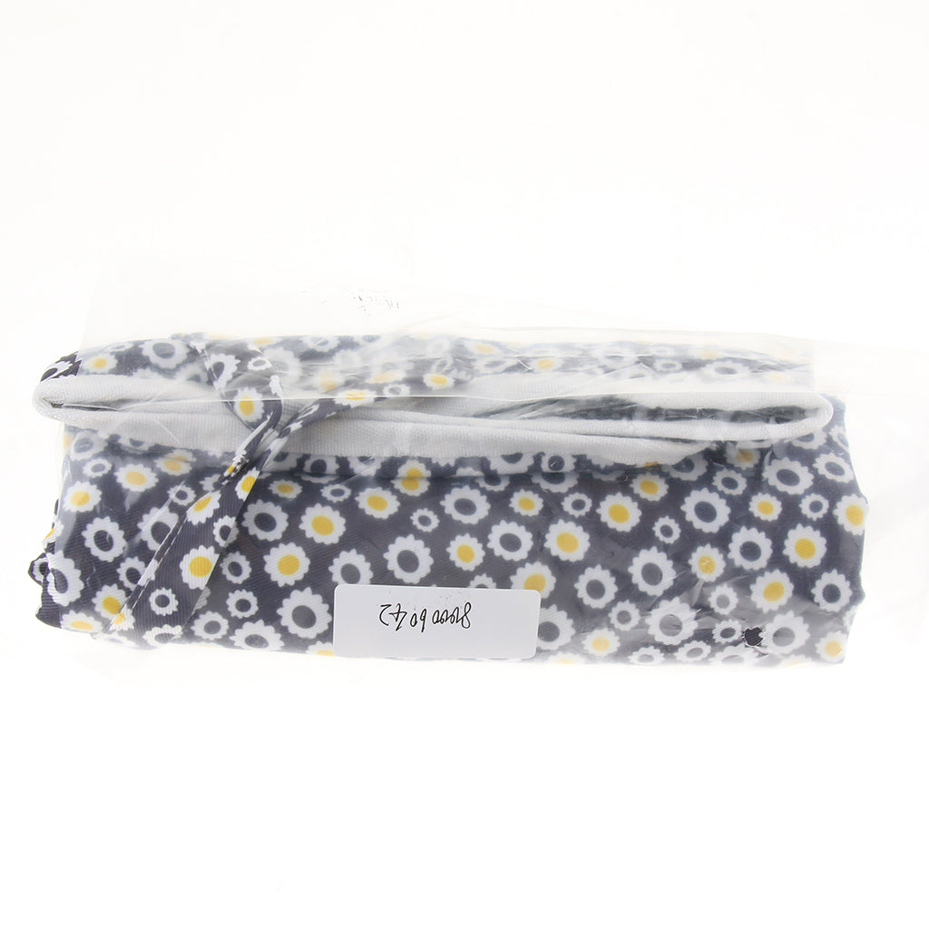 Babies Portable Foldable Compact Travel Diaper Changing Mat Grey Flower