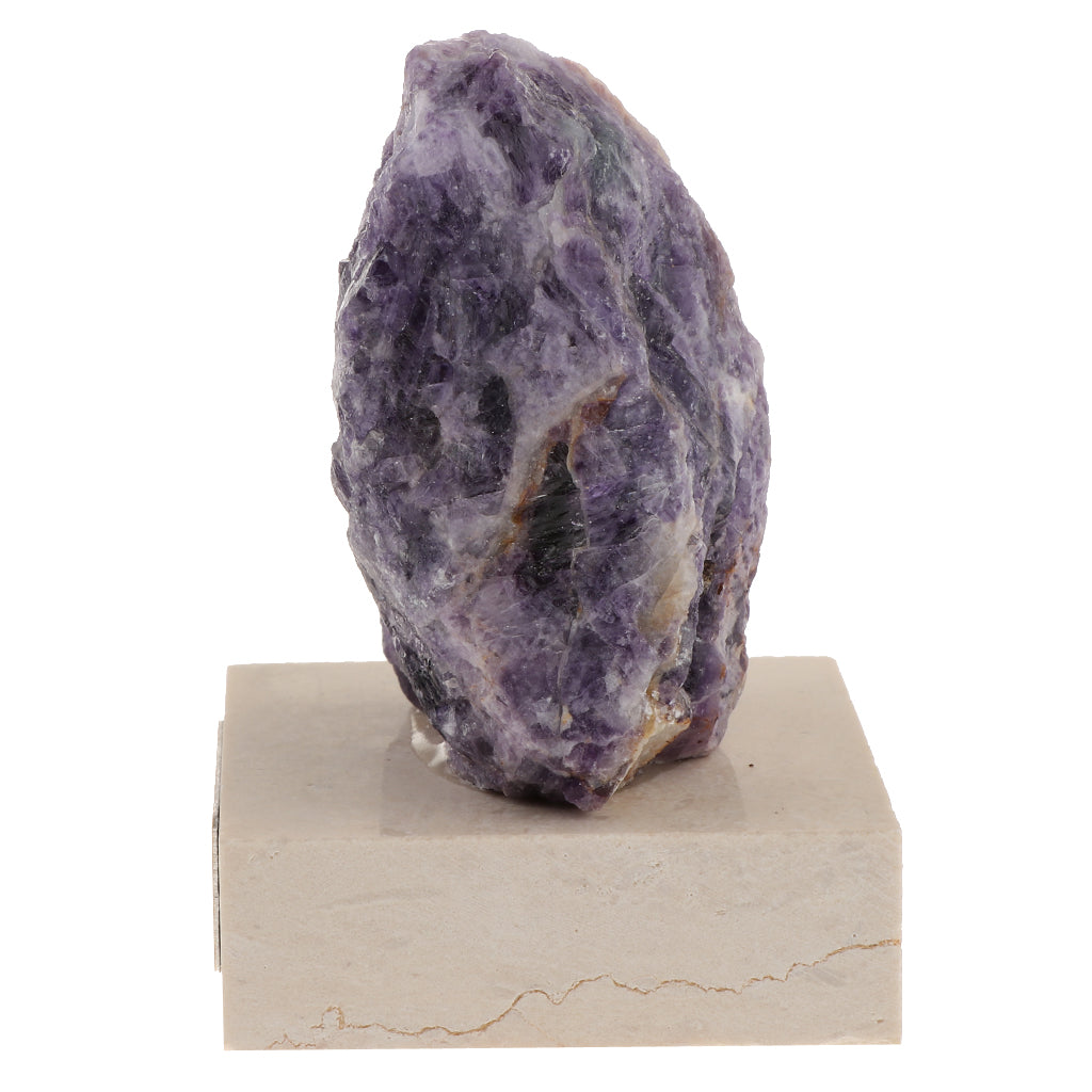 Natural Crystal Geode Fluorite Ornaments Rock for Table Decoration Purple