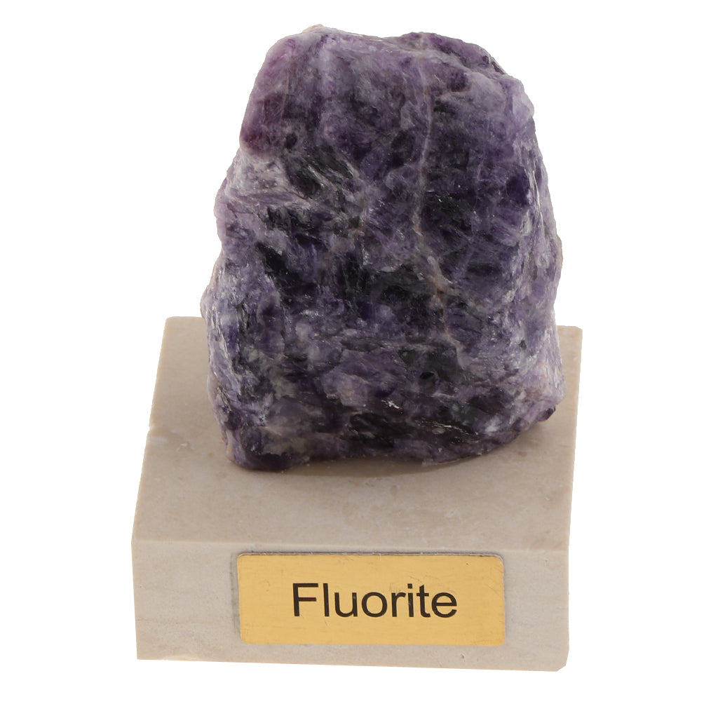 Natural Crystal Geode Fluorite Ornaments Rock for Table Decoration Purple
