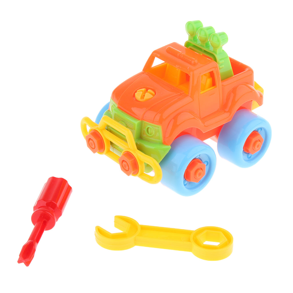 Assembly Disassembly Toys Nut With Classic Driver Screw  Car