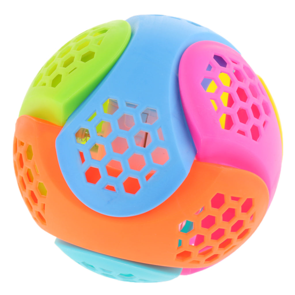 LED Jumping Ball Dancing Vibrating Flashing Blinking Toy for Kids