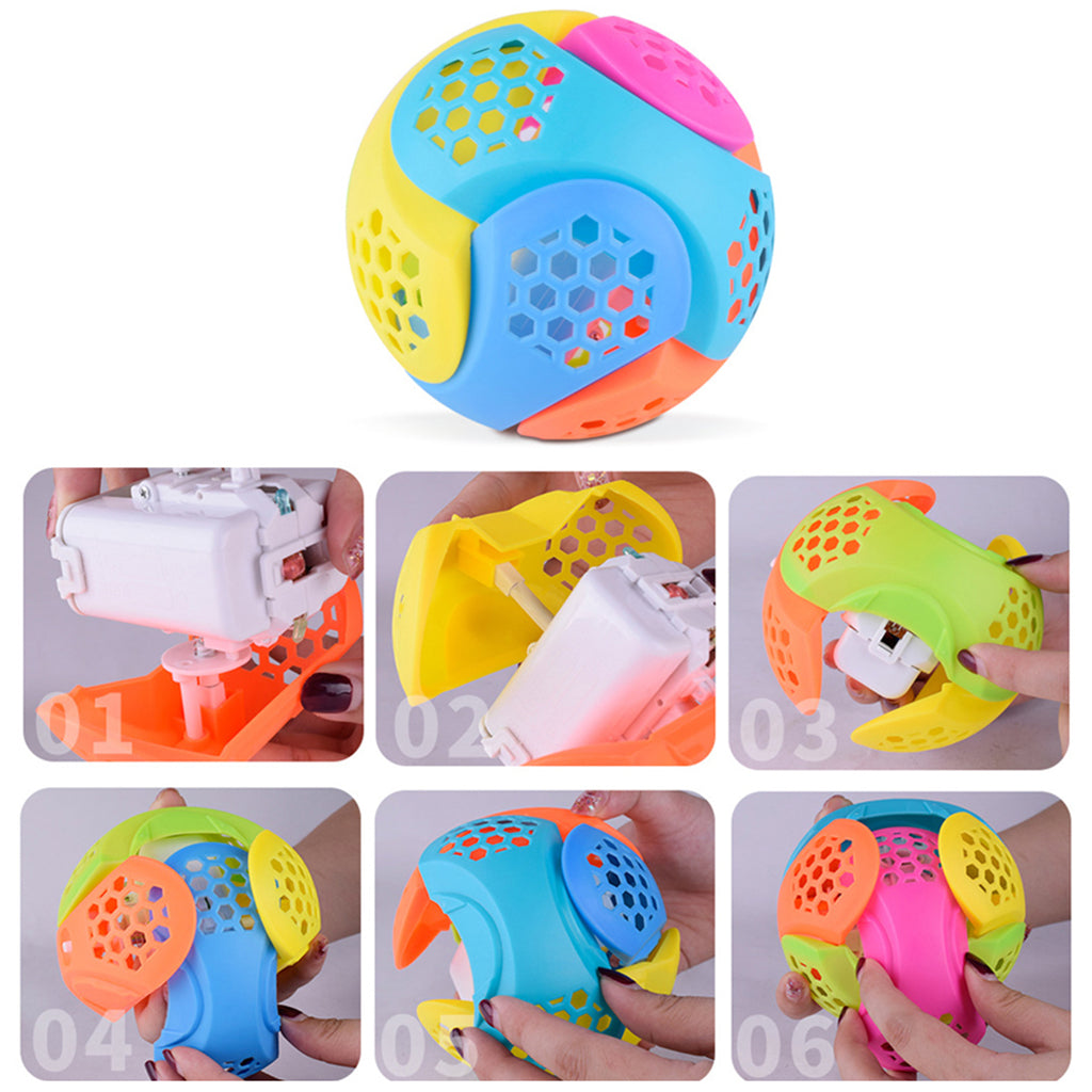 LED Jumping Ball Dancing Vibrating Flashing Blinking Toy for Kids