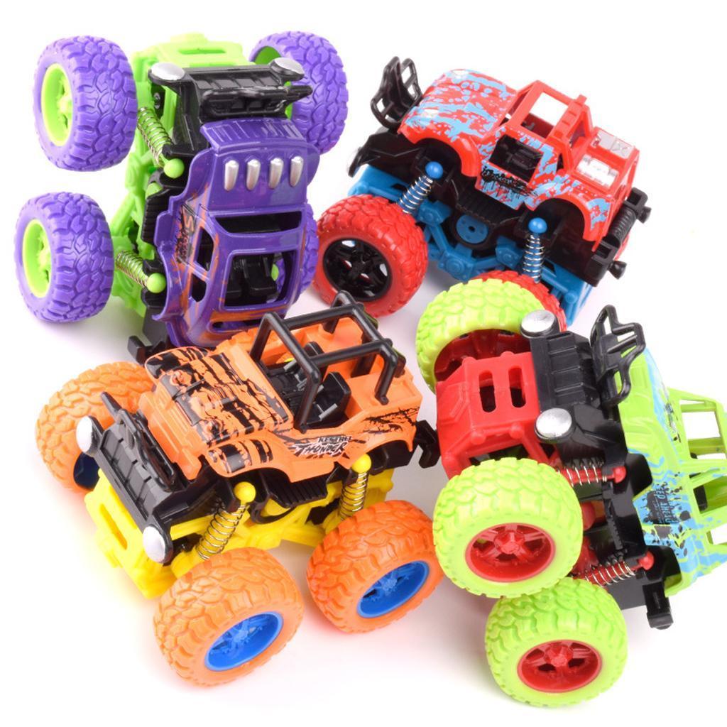 Friction Powered Monster Truck Inertia Car Big Tire Wheel Truck Toy, Birthday Gift For Kids Children