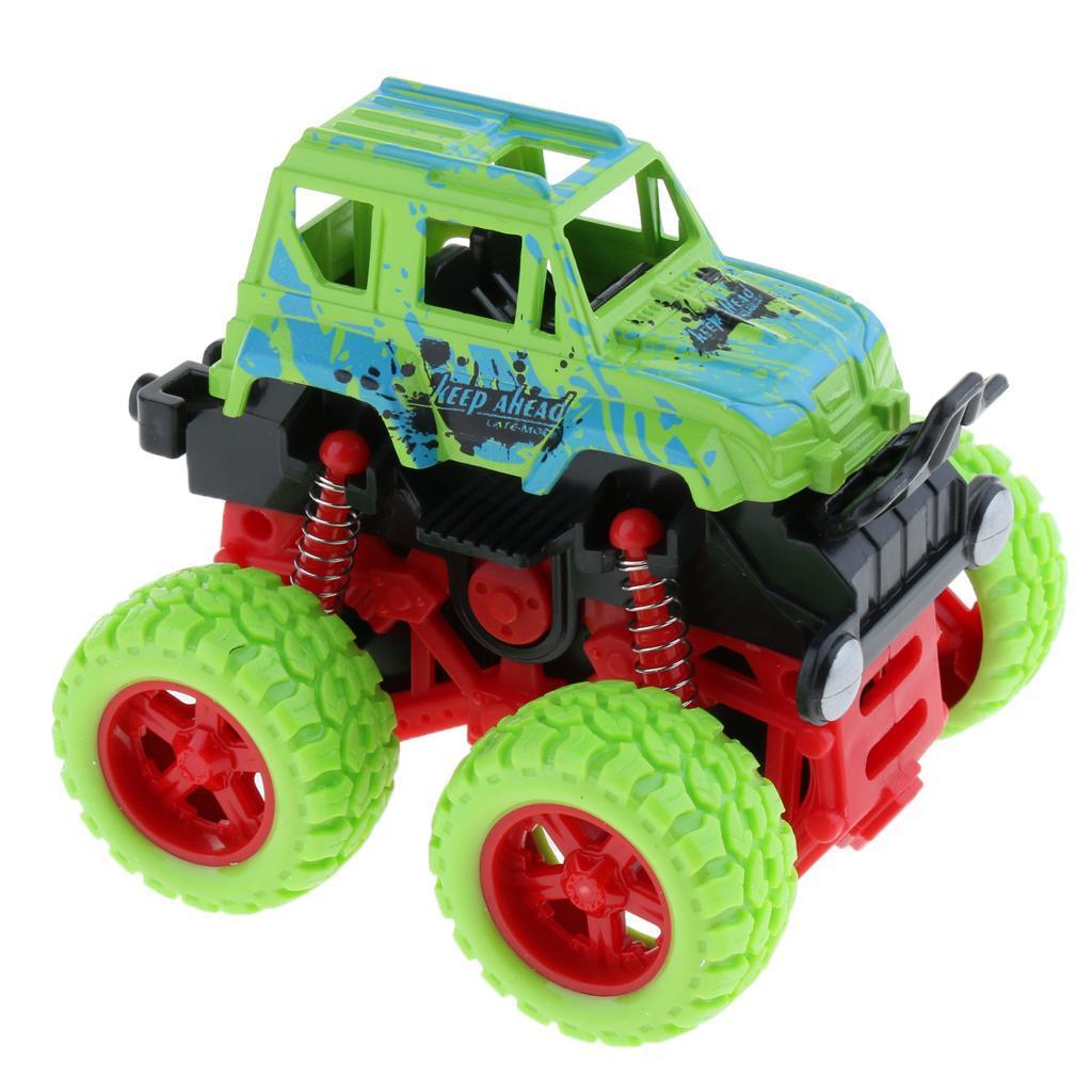 Friction Powered Monster Truck Inertia Car Big Tire Wheel Truck Toy, Birthday Gift For Kids Children