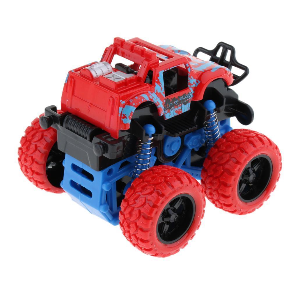 Friction Powered Monster Truck Inertia Car Big Tire Wheel Truck Toy, Birthday Gift For Kids Children