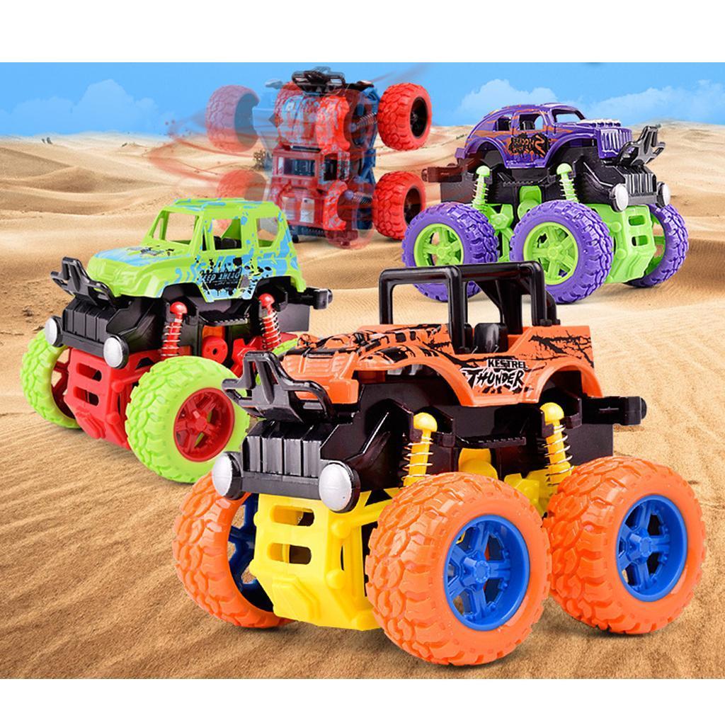 Friction Powered Monster Truck Inertia Car Big Tire Wheel Truck Toy, Birthday Gift For Kids Children