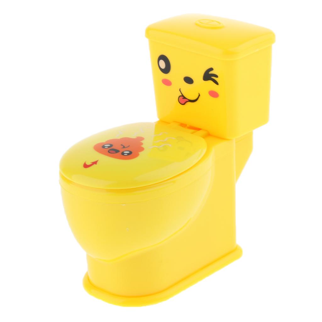 Mini Funny Prank Toys for Kids, Squirt Spray Water Toilet Closestool Joke Gag Prank Toys for Boys Adults Office Prank Toys (Color Random)