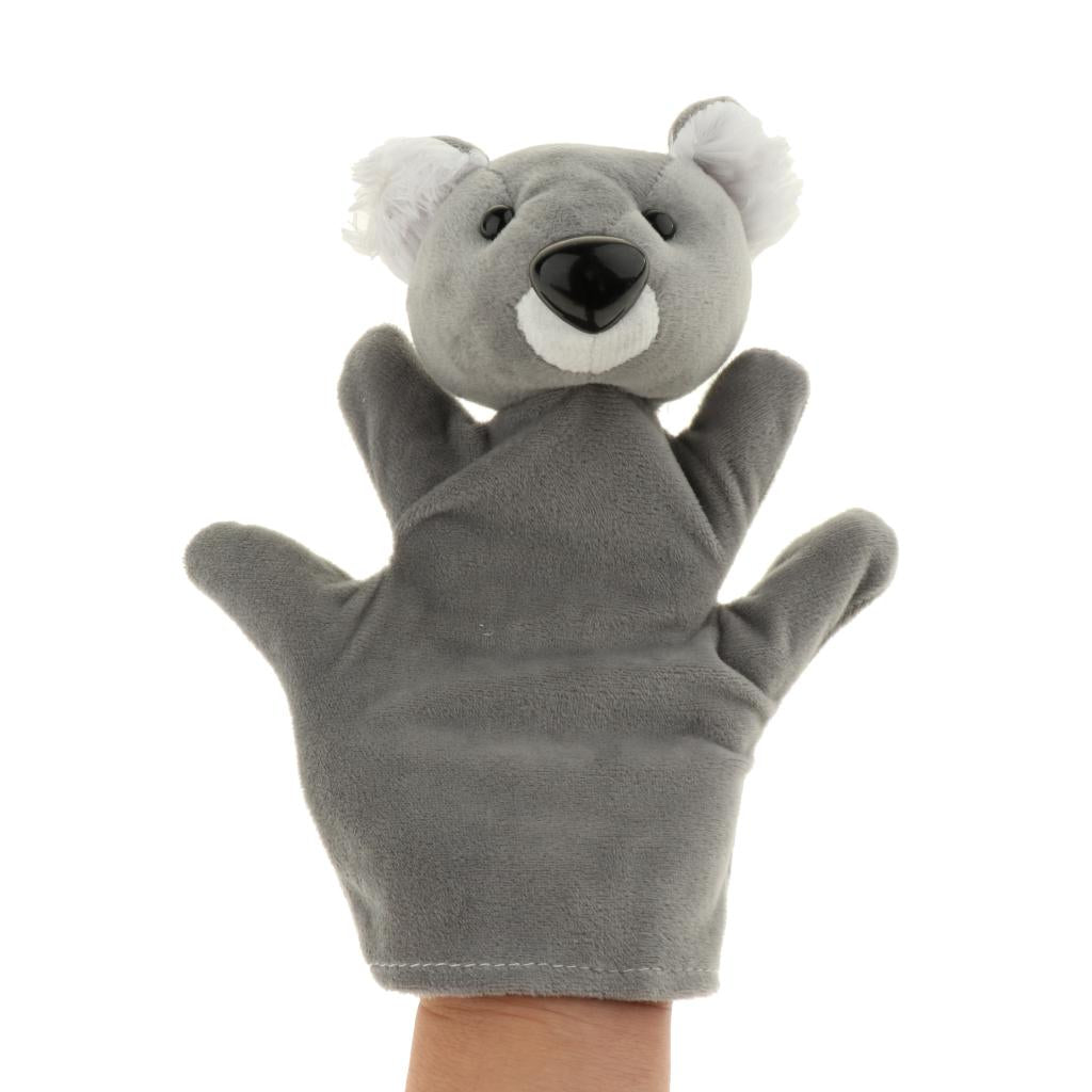 Story Learning Kids Zoo Plush Toy Animal Hand Glove Puppets Koala