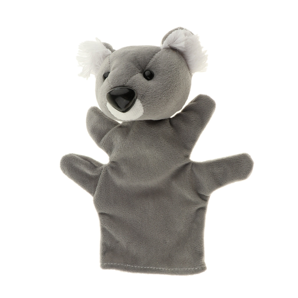 Story Learning Kids Zoo Plush Toy Animal Hand Glove Puppets Koala