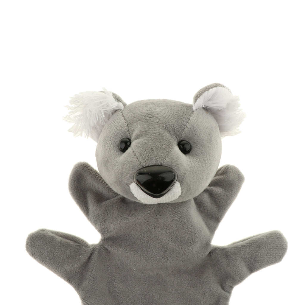 Story Learning Kids Zoo Plush Toy Animal Hand Glove Puppets Koala