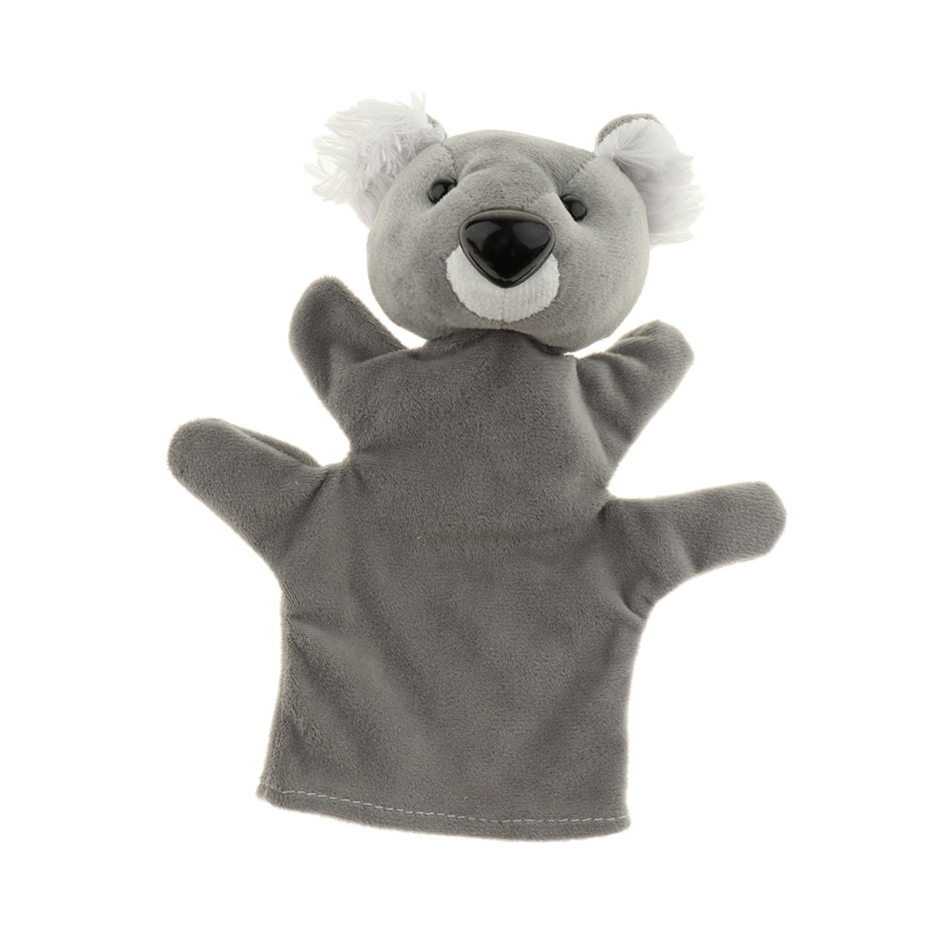 Story Learning Kids Zoo Plush Toy Animal Hand Glove Puppets Koala