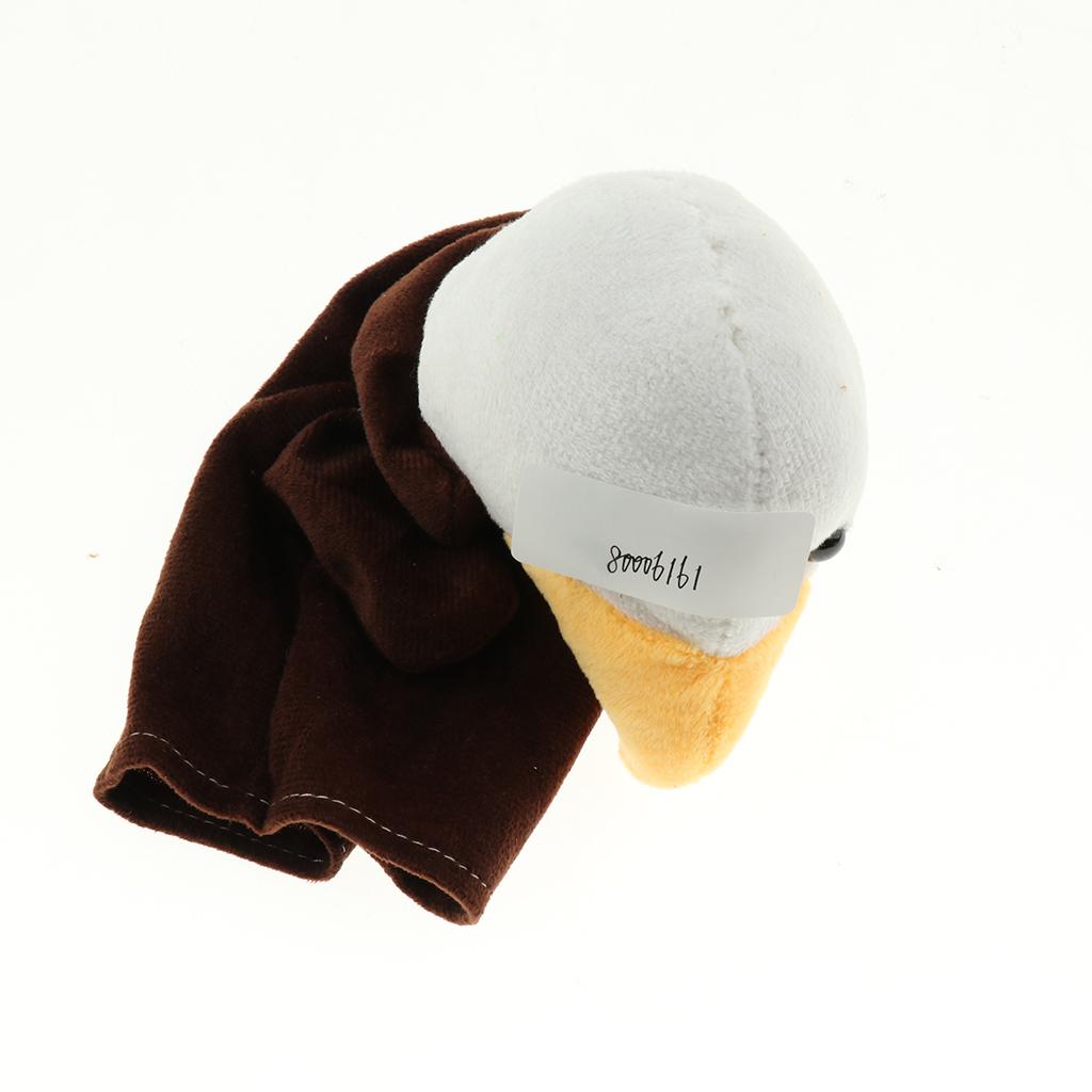 Story Learning Kids Zoo Plush Toy Animal Hand Glove Puppets Eagle
