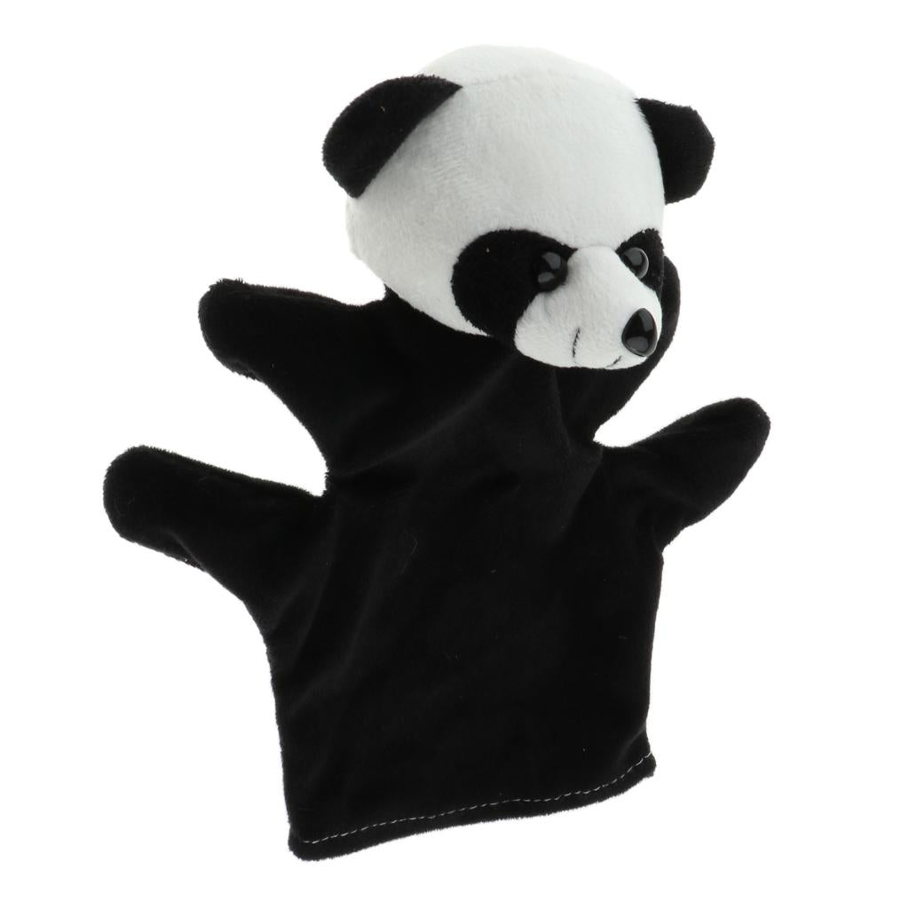 Soft Plush Animal Hand Puppets for Kids Adults Imaginative Play Gift Panda