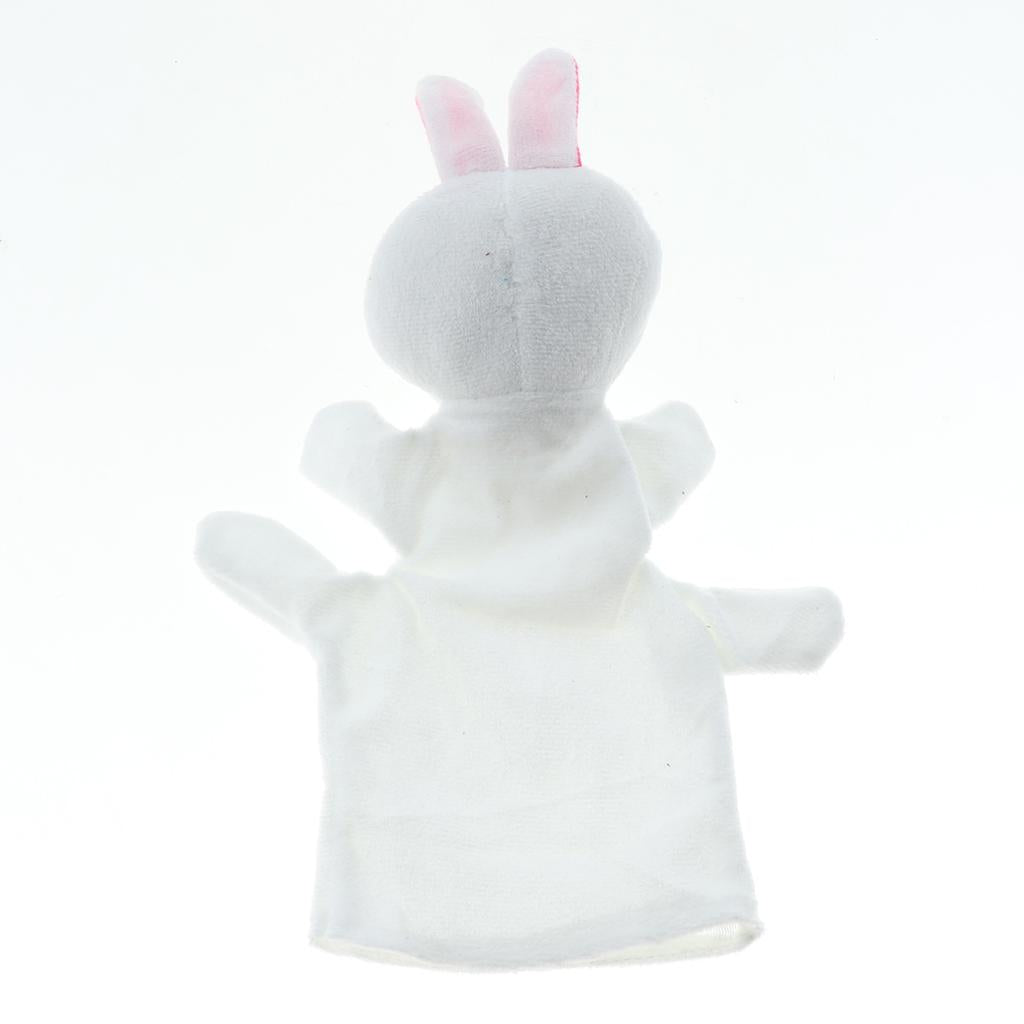 Soft Plush Animal Hand Puppets for Kids Adults Imaginative Play Gift Rabbit