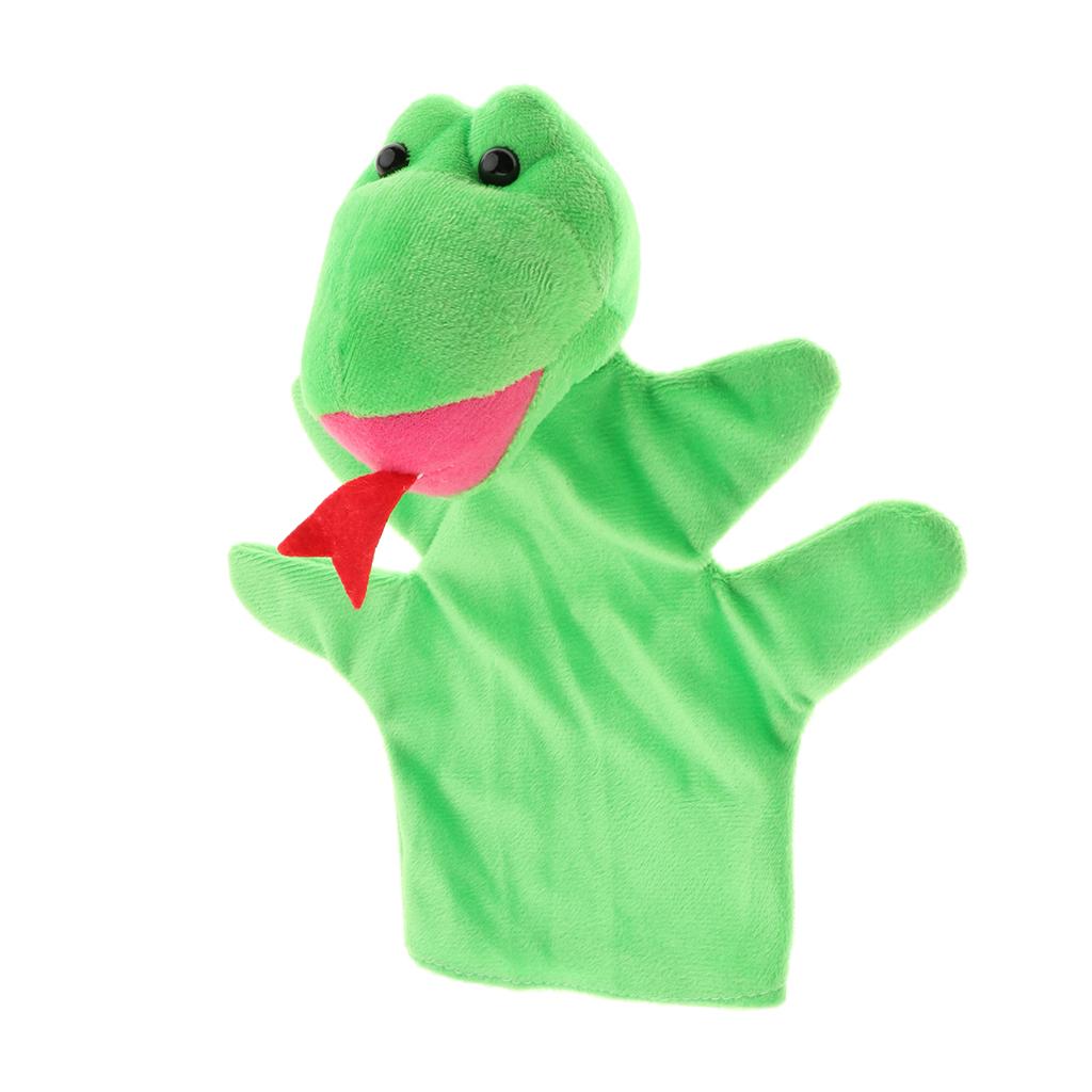 Soft Plush Animal Hand Puppets for Kids Adults Imaginative Play Gift Snake
