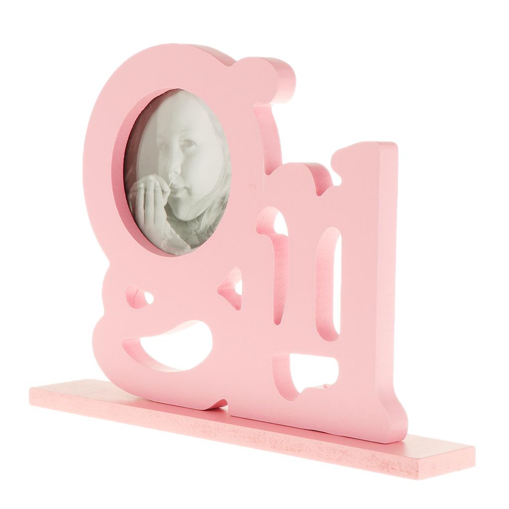 Wedding Baby Shower Photo Booth Prop Selfie Pictures Frame Holder Pink